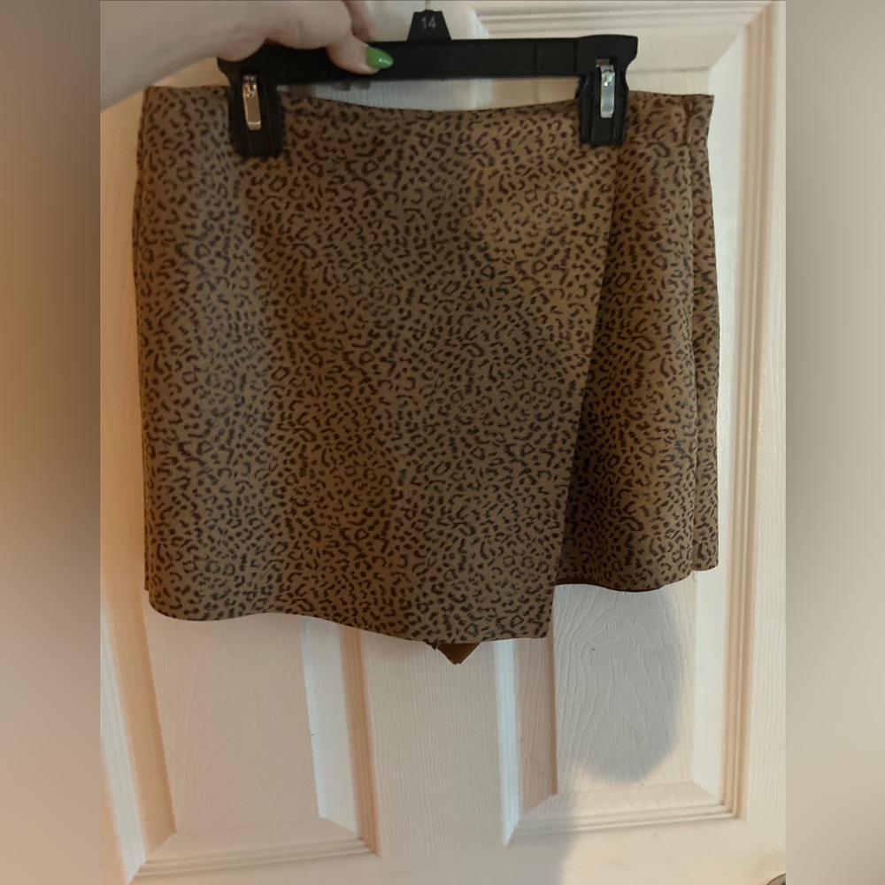 Cheetah print skorts (from Botique)